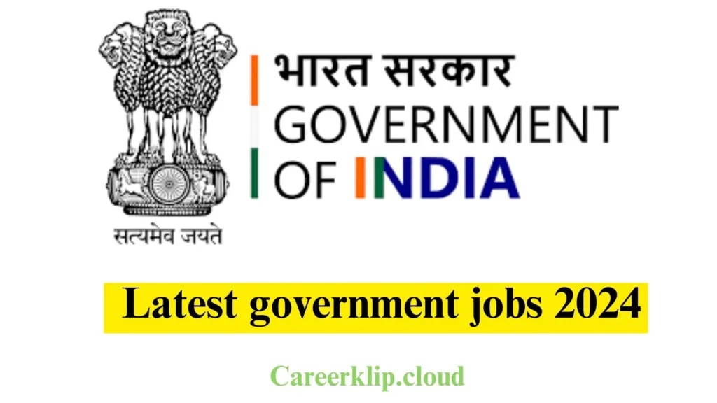 latest government jobs