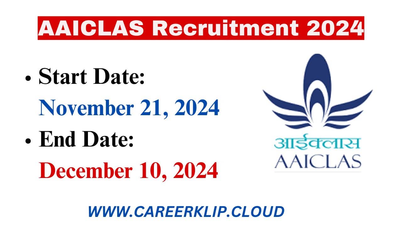 AAICLAS Recruitment 2024 Apply Online For 274 Security Screener Posts