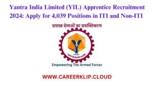 Yantra India Limited (YIL) Apprentice Recruitment 2024